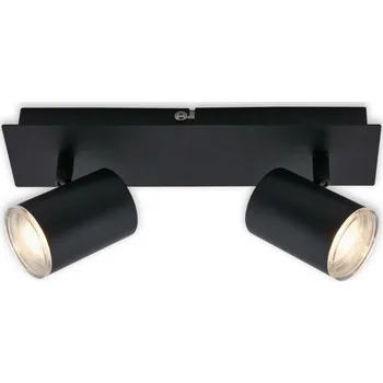 Bodové svítidlo BRILONER bodové svítidlo 29 cm 2xGU10 max. 5W černá IP44 BRI 2731-025