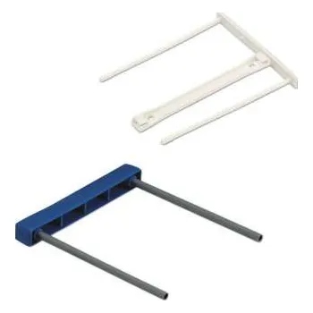 Archivační spony Fellowes - bez navlékače, bílé, 100 ks