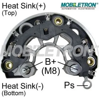 Alternátor Usměrňovač, generátor, , MOBILETRON, RB-163H