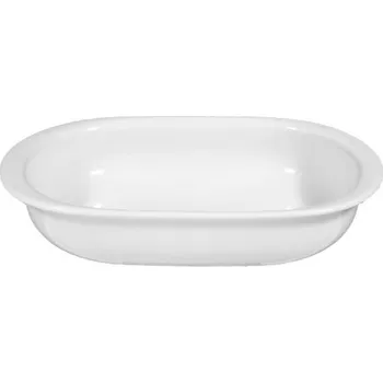 pekáč Zapékací mísa oválná 22 x 16,5 cm LUKULLUS, bílá, Seltmann Weiden