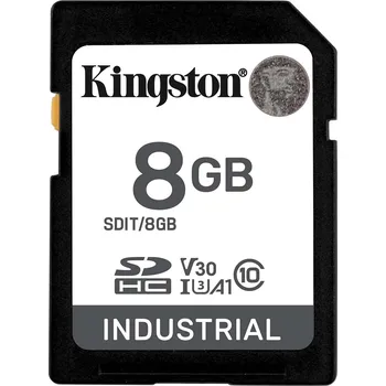 Ukládání dat Kingston SDHC karta 8GB Industrial pSLC