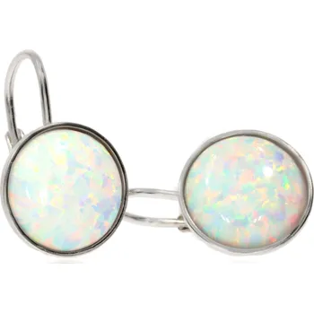 Náušnice Zlatnictví Helios Náušnice se syntetickými opály