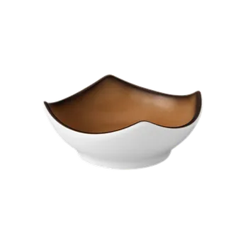 Miska na dip hranatá 11 cm hnědá SAVOY, Seltmann Weiden