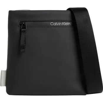 CALVIN KLEIN TAŠKA MESSENGER RUBBERIZED CONV FLATPACK S BLACK K50K510795 BAX