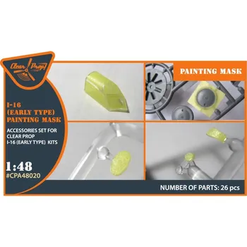 Plastikový model Clear Prop models 1/48 I-16 early version Painting mask (CL.PROP)