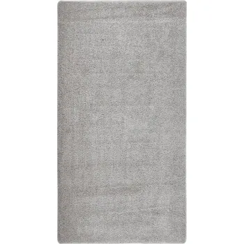 Koberec vidaXL Koberec s dlouhým vlasem světle šedý 80 x 150 cm protiskluzový