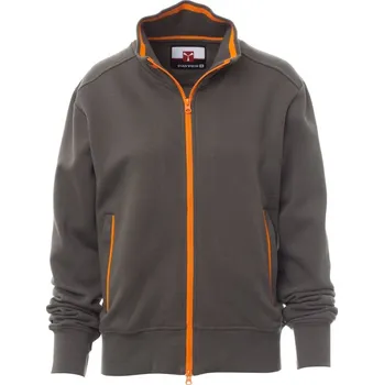 pracovní mikina Dámská mikina Payper MELBOURNE Barva: Kouřová/ Oranžová, Velikost: 2XL