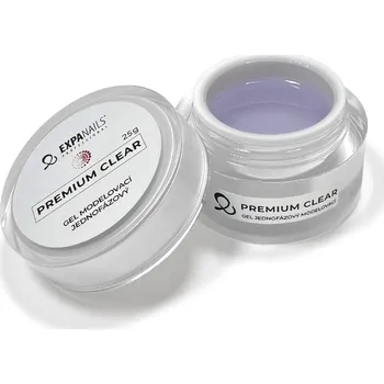 Umělé nehty UV/LED gel modelovací - Premium Clear 5 g