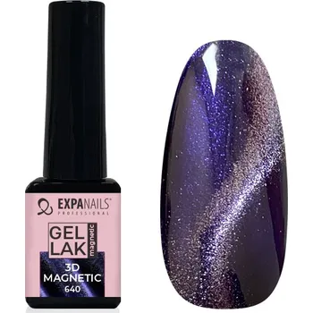 Lak na nehty UV/LED Gel lak - 3D Magnetic Cat eye č.640 - 5 ml