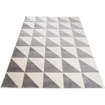 Koberec Kusový koberec MAROKO - šedý - trojúhelníky 1 Rozměr koberce: 120x170 cm