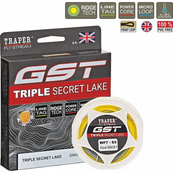 Muškařská šňůra Traper GST Triple Secret Lake Fast Intermediate AFTMA 7