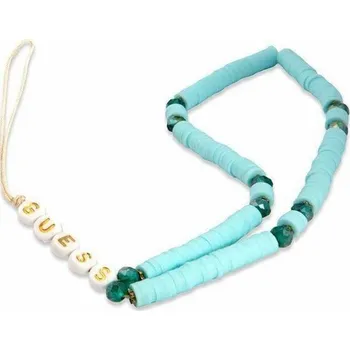 Pouzdro na mobilní telefon Guess Poutko na Telefon Heishi Beads Blue Guess phone charm je stylový, praktický a skvělý doplněk k vašemu pouzdru na telefon. Můžete si jej pověsit na zápěstí, abyste zabránili náhodnému pádu telef