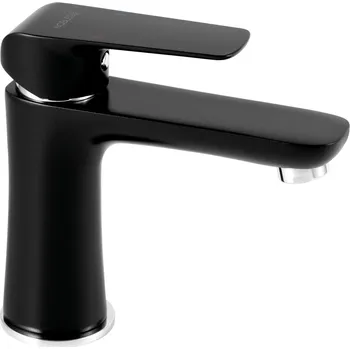 Vodovodní baterie Novaservis Nobless Tina Umyvadlová baterie bez výpusti, černá/chrom, 38001/1,5