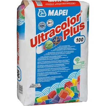 Průmyslové lepidlo Mapei ULTRACOLOR PLUS 100 BÍLÝ Hydrofobní spárovací tmel 22KG (6010022)