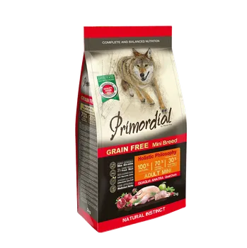 Krmivo pro psa PRIMORDIAL Adult Mini Quail&Duck 6 kg
