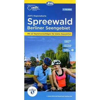 ADFC Regionalkarte Spreewald /Berliner Seengebiet mit Tourenvorschlägen, 1:75.000, reiß- und wetterfest, GPS-Tracks Download, E- - Allgemeiner Deutscher Fahrrad-Club e.V. (ADFC)