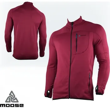 Pánská mikina STELVIO LIGHT MEN letní mikina se zipem Moose