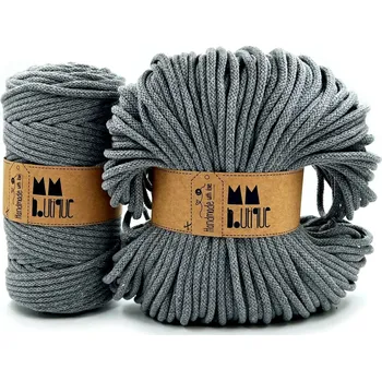 Příze MMboutique bavlněná šňůra 6mm Dark grey Varianta návinu: Rolka