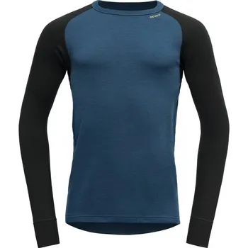 Pánské tričko Triko DEVOLD Expedition Shirt LS Barva: Flood-Black, Velikost: XL