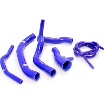 Silikonové hadice chladícího systému SAMCO Sport pro Triumph Speed Four 600 2002 - 2006 - 5 kusů Barva: modrá