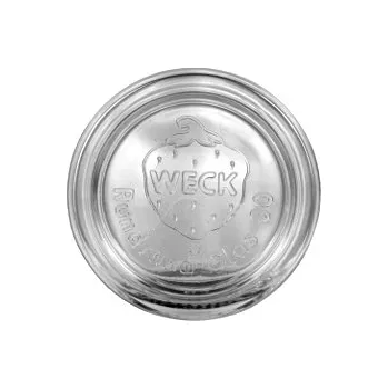 Sklenice Víčko Skleněné na sklenice Weck průměr 80