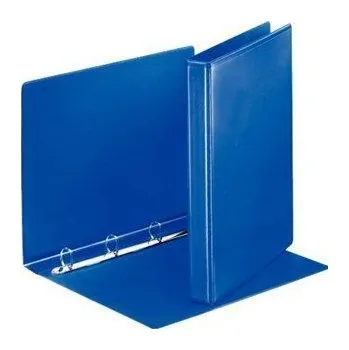 ESSELTE Kroužkový pořadač, s průhlednými kapsami, modrá, 4 D kroužky, 35 mm, A4, PP, ESSELTE 400266