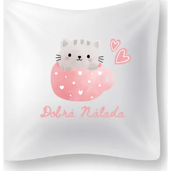Dekorativní polštářek Polštářek - Dobrá nálada