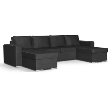 Obývací pokoj ImportWorld Rozkládací rohová sedací souprava Obelix U, monolith 97 (barva potahu)
