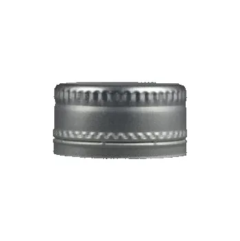 Vodovodní potrubí Uzávěr MCA 28x15,4 plech stříbrný bez závitu tlakový AD