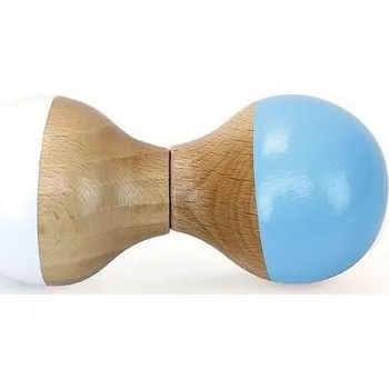 Vilac Dřevěné chrastítko Bílo-Modré