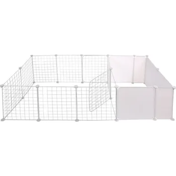 ohrádka pro psa Merco Amigo ohrádka pro zvířátka bílá 165 x 75 x 47 cm