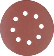 Brusná deska Brusný disk SZ 125 mm P40 8 děr - 10 ks Silverline 822649