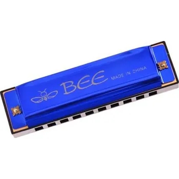 Hudební nástroj pro děti Ústní harmonika Bee, 3 barvy Červená