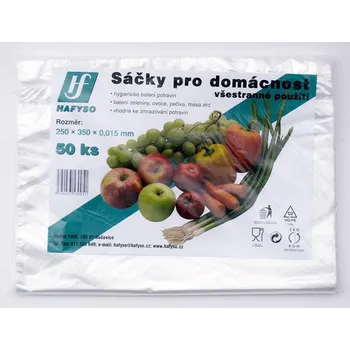 Sáček na potraviny Hafyso Sáčky pro domácnost 25x35 cm/15my, 50ks/bal