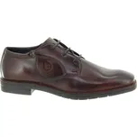 BUGATTI Pánské kožené tm. hnědé polobotky 312-A9E04-3100-6000-247 Velikost 45