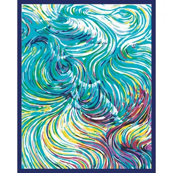 Hračka Diamondi Diamantové malování - VLNY Rozměr: 40x50 cm, Rámování: bez rámu a bez vypnutí plátna
