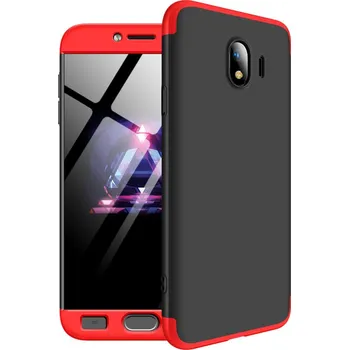 Pouzdro na tablet VSECHNONAMOBIL 9818 360° Ochranný obal Samsung Galaxy J4 (J400) černý (červený)
