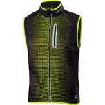 Pánská cyklovesta KLIMATEX Alto černá/žlutá Velikost: S