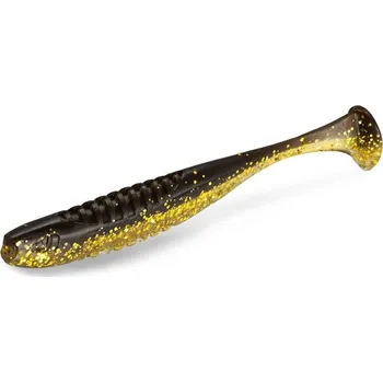 Rybářský háček 5ks - Gumová Nástraha Delphin Zandera UVs 10cm MudGOLD