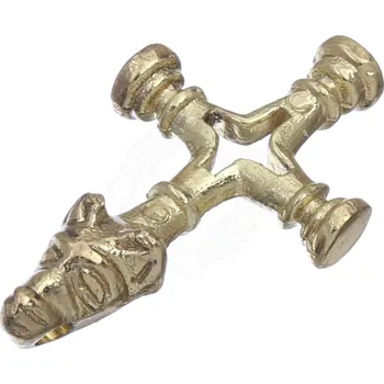 Přívěsek Brass Buckles Přívěšek Vlčí kříž z ostrova Fossi