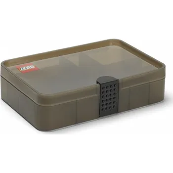úložný prostor na hračky LEGO® ICONIC STORAGE BOX úložný box s přihrádkami - hnědá