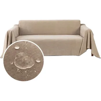 Přehoz na lůžko Jednobarevný nepromokavý přehoz na pohovku Barva: Khaki, Velikost: S(90x180cm)