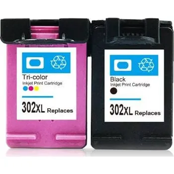 MULTIPACK HP 302XL BLACK + COLOR (F6U68AE, F6U67AE) KOMPATIBILNÍ