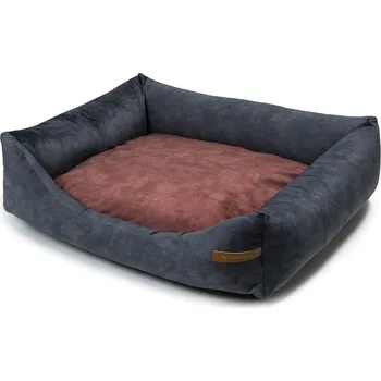 pelíšek pro malé zvíře Vínovo-tmavě šedý pelíšek pro psa 55x65 cm SoftBED Eco S – Rexproduct ID_1571392