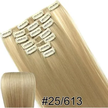 Paruka Syntetické rovné vlasy s klipsy | 55 cm - 25-613