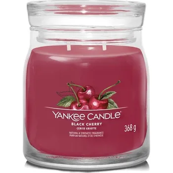Svíčka Yankee Candle Signature Black Cherry