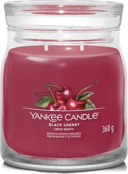 Svíčka Yankee Candle Signature Black Cherry