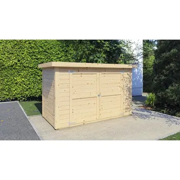 Zahradní domek Dřevěný zahradní domek Velo přírodní 206 x 102 cm vč. podlahy