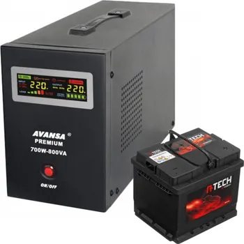 Záložní zdroj Avansa UPS 700W 12V + baterie