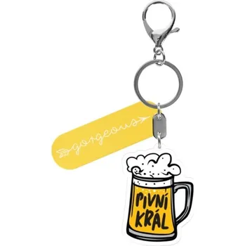 Albi Klíčenka s karabinkou Pivní král